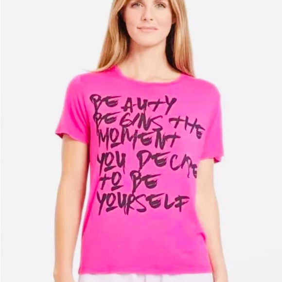 PSK Collective Women's Size 2X Pink Beauty Active Tee NWT - Picture 9 of 10
